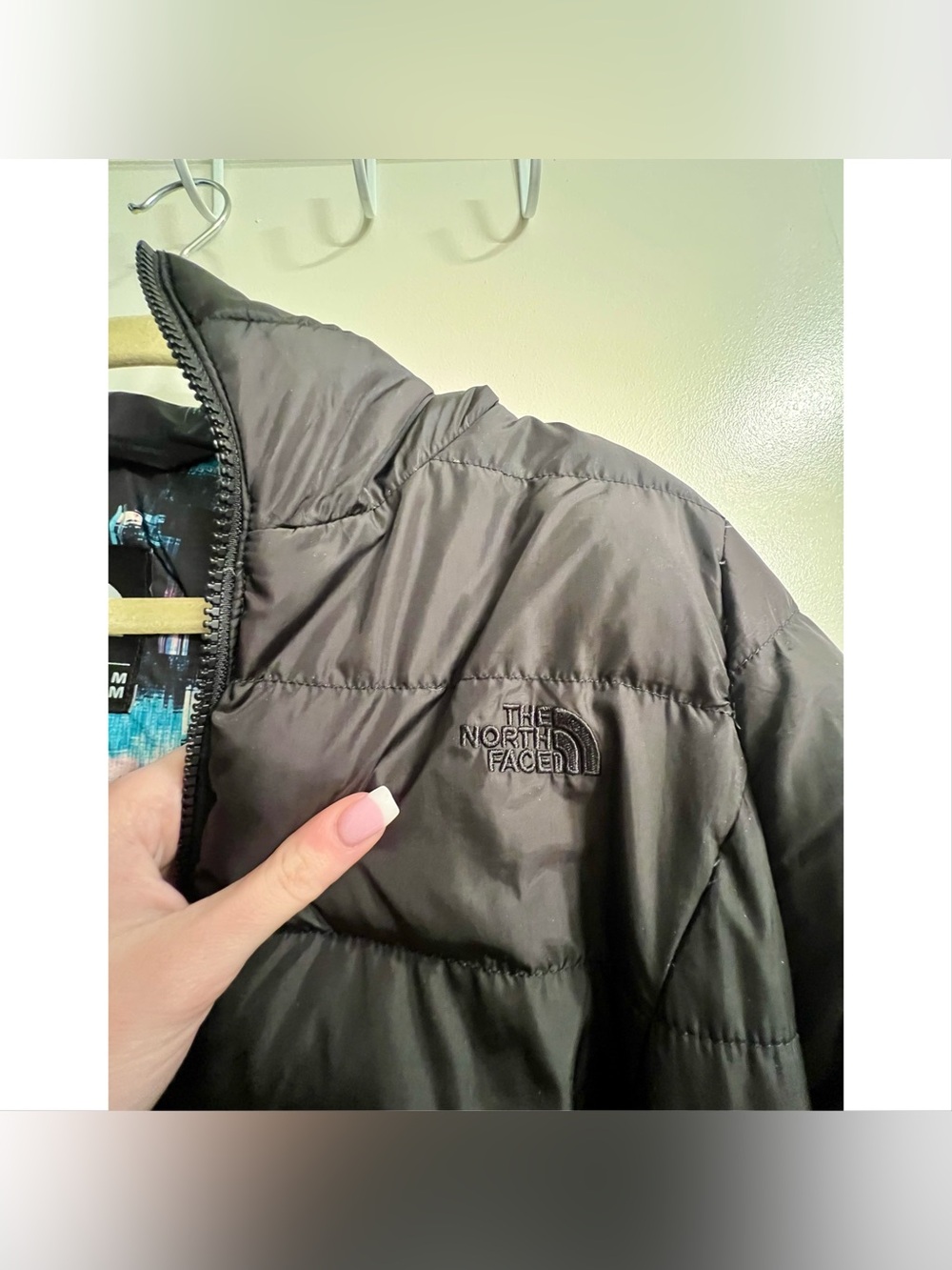The North Face Women’s Black Hooded Long Puffer Coat - Picture 7 of 14